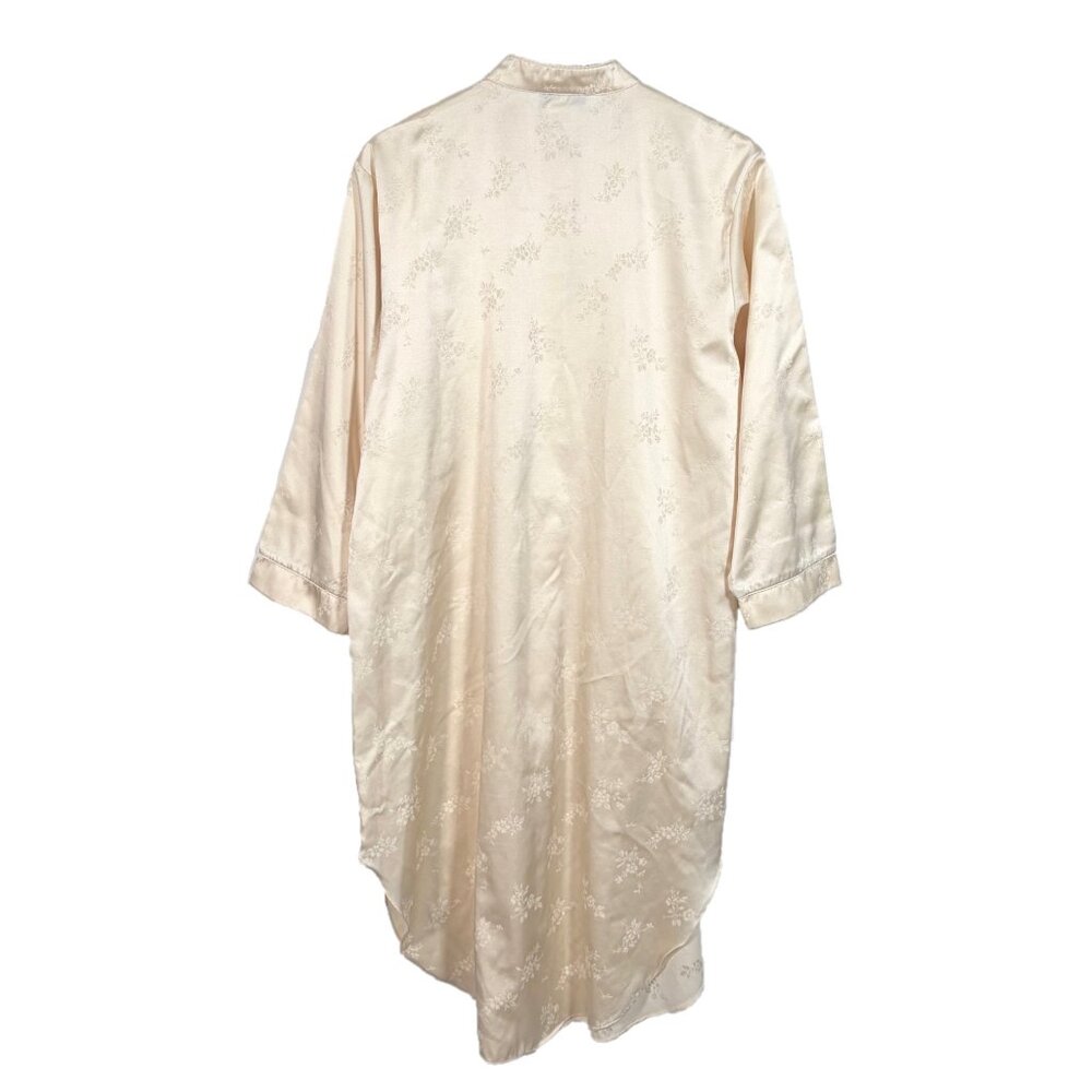 Vintage Oscar de la Renta Satin Nightgown - Picture 2 of 4